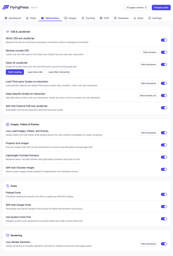 Flying Images: Optimize and Lazy Load Images