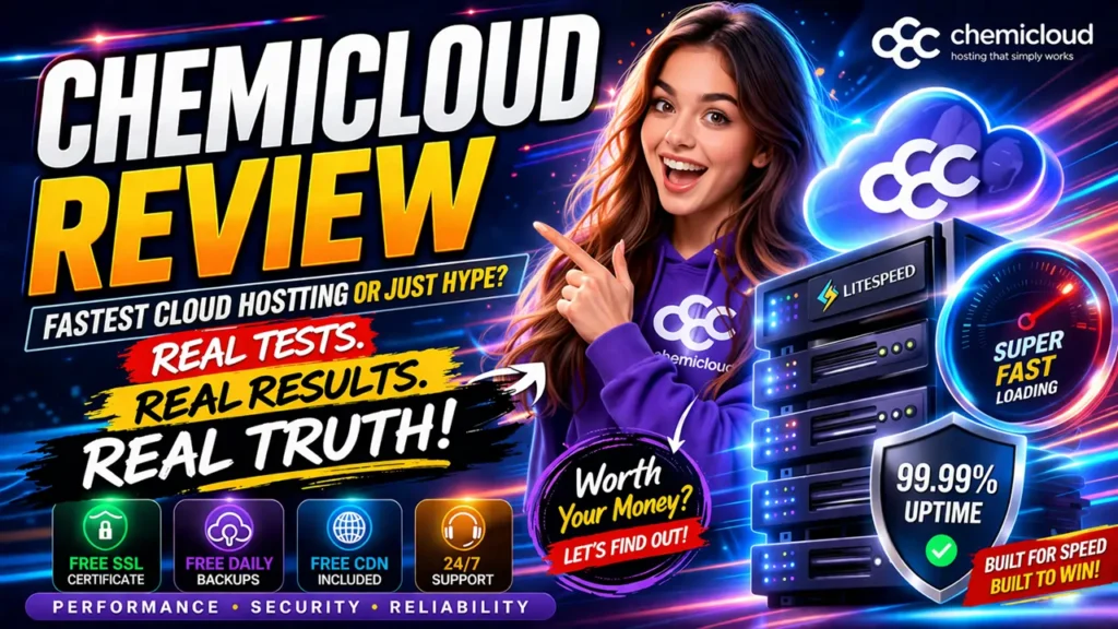 ChemiCloud hosting review with real speed test