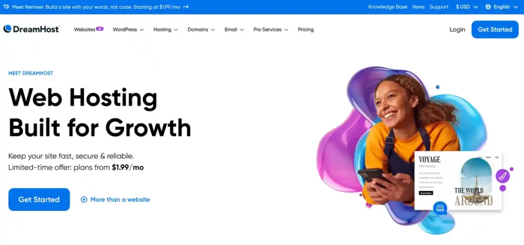 Best hosting services for bloggers and content creators