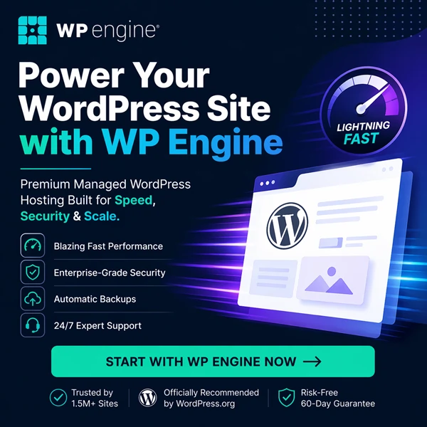 WP Engine hosting for high traffic websites