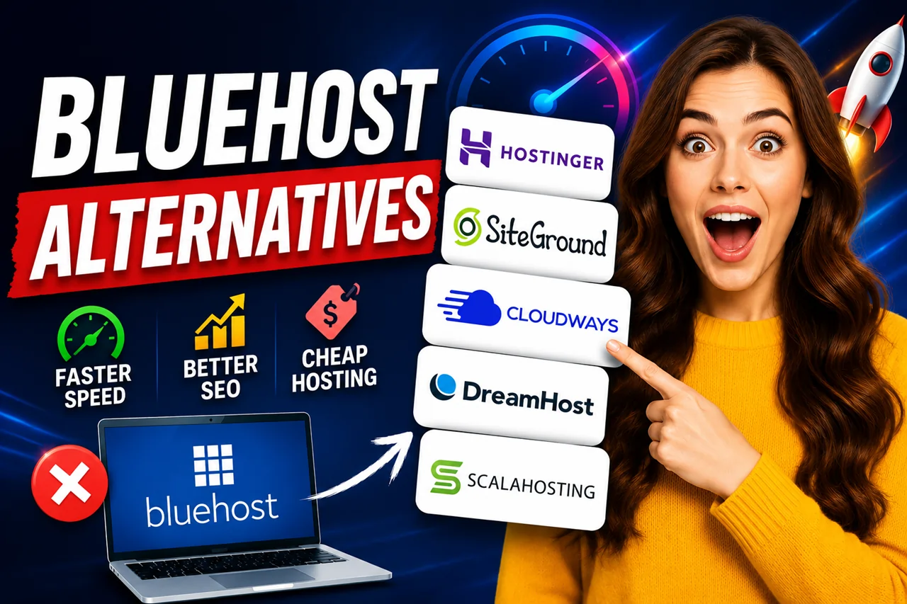 Fastest Bluehost Alternatives For High Traffic Websites