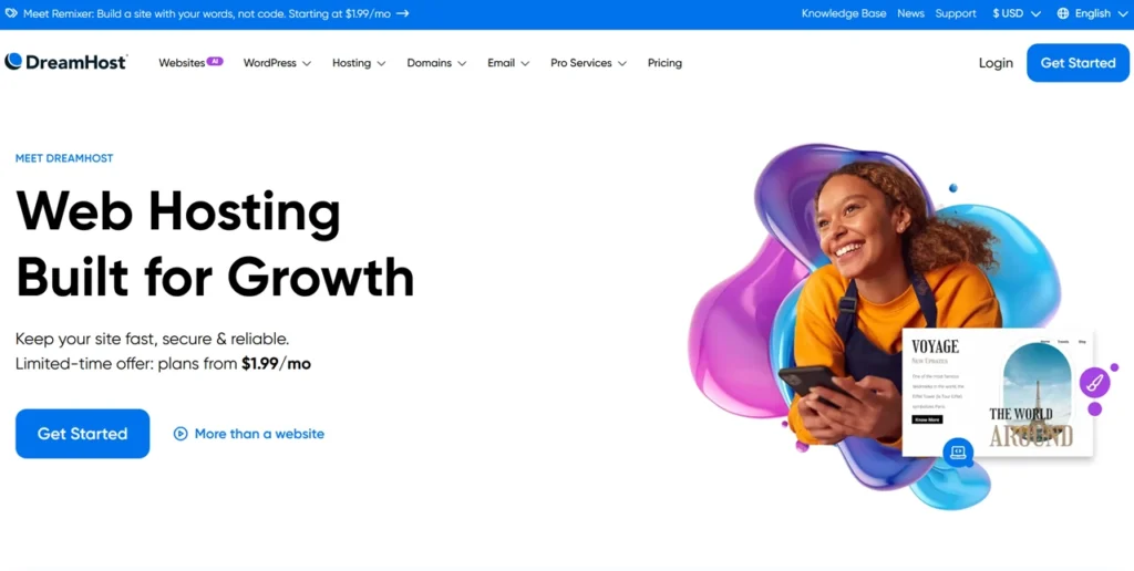 DreamHost Hosting Features Explained