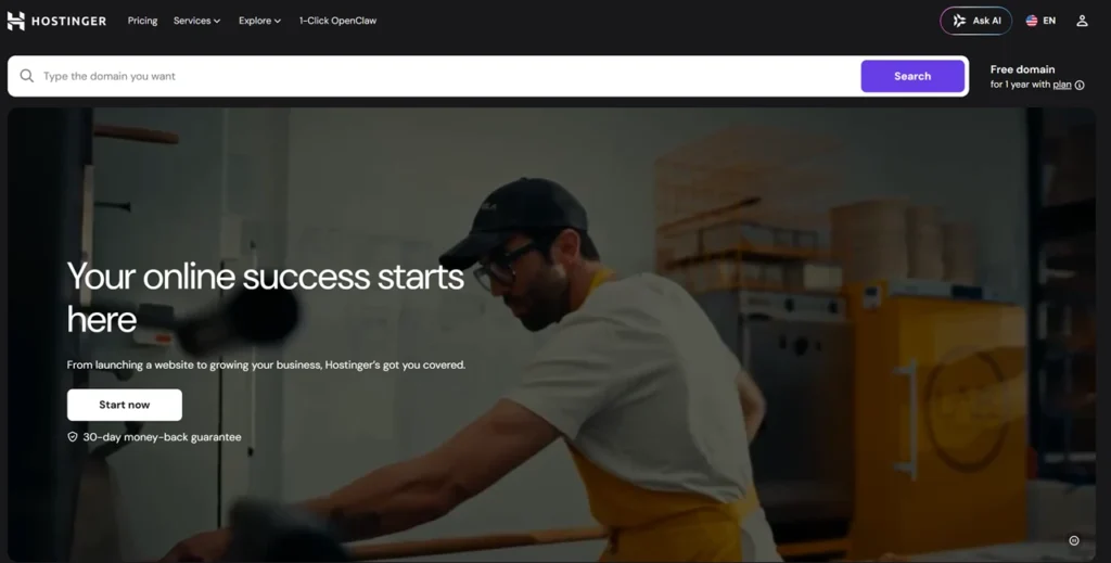 Hostinger - Bring Your Idea Online With a Website