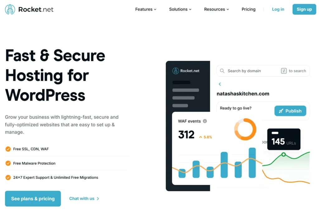 WordPress hosting with fastest loading time under 1 second