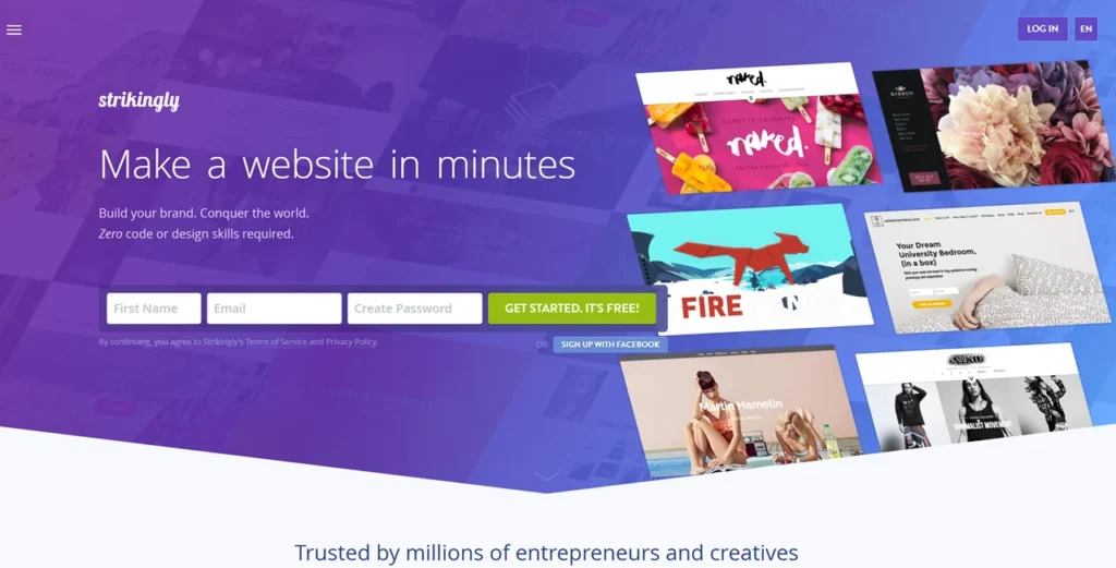 What is strikingly website builder and how does it work