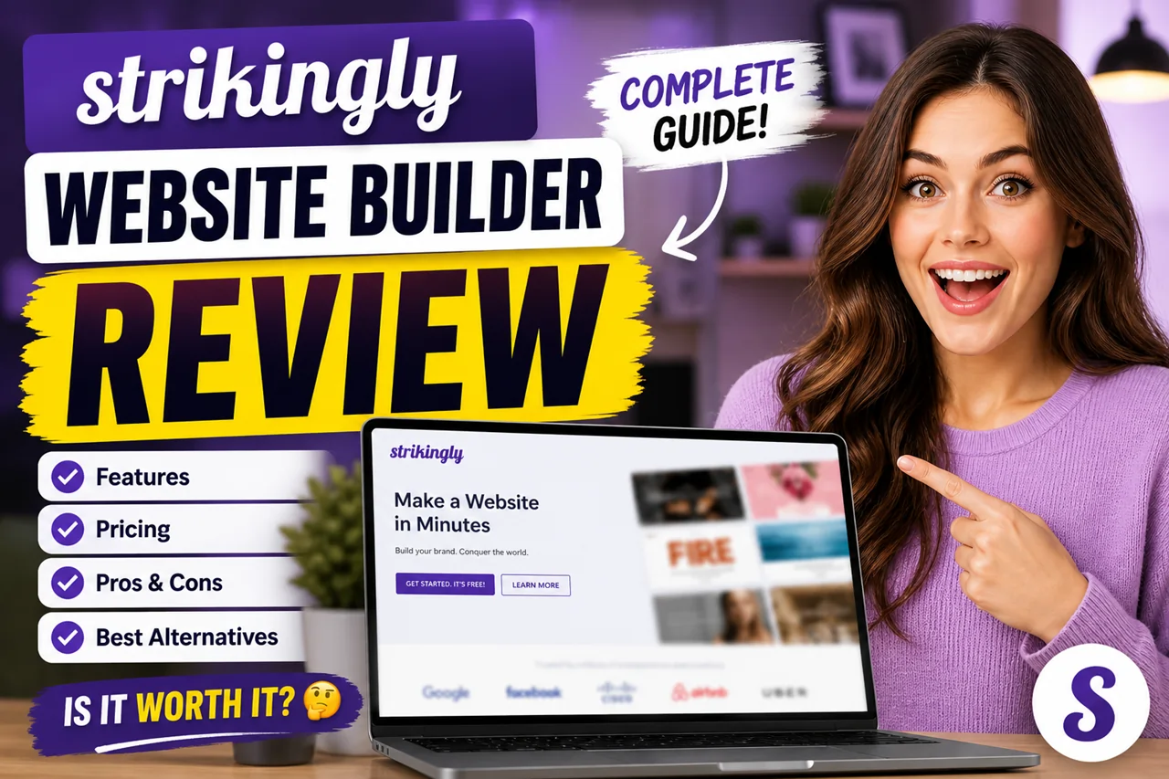 Strikingly Website Builder Review 2026: Why Everyone Is Using It (Features, Pricing, Pros & Cons)