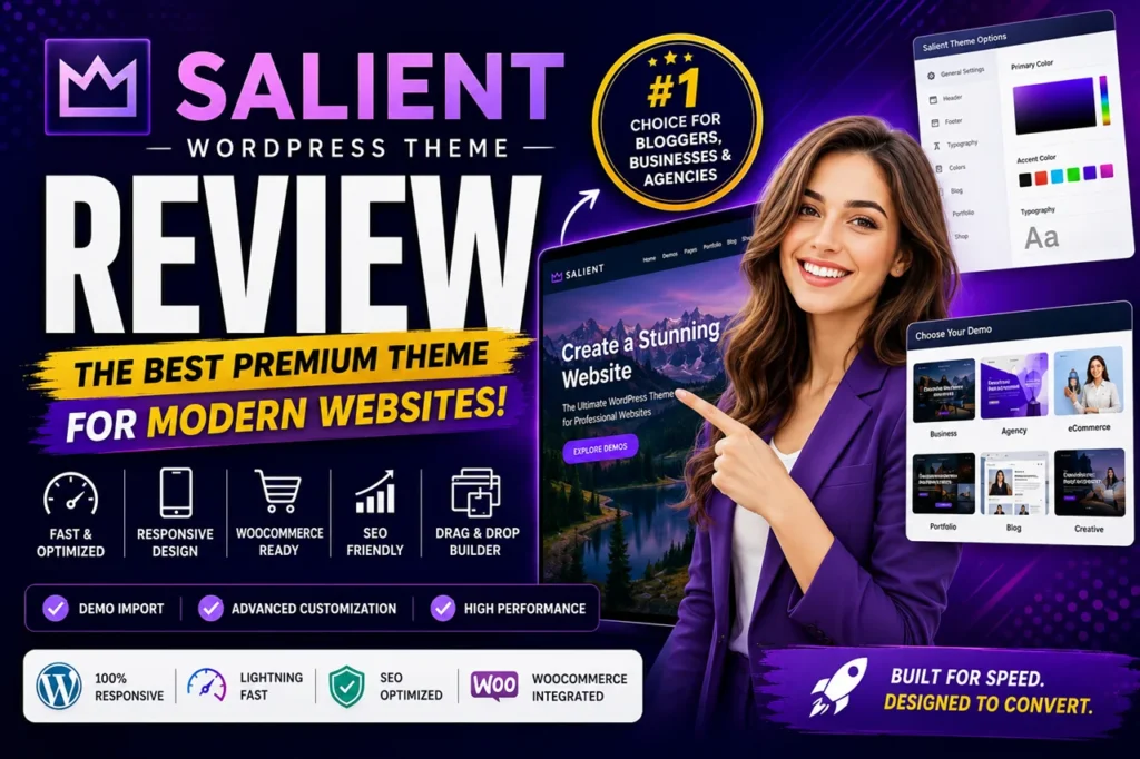 Salient WordPress Theme Review For Beginners