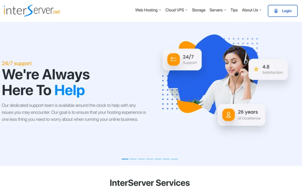 InterServer Hosting Experience