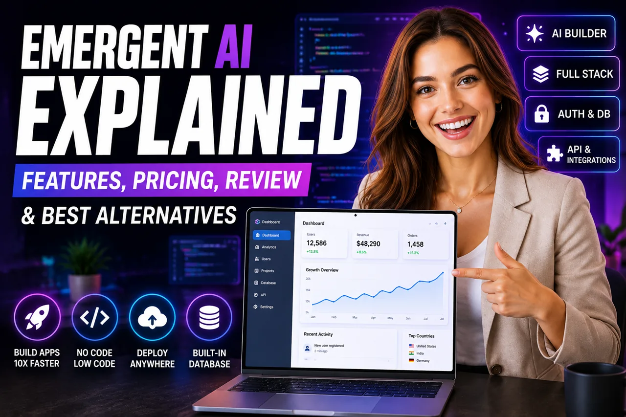 Emergent AI Explained: Features, Pricing, Honest Review & Best Alternatives (2026 Guide)